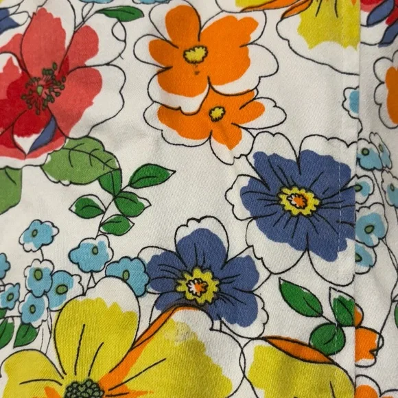 Vintage 90s butterfly appliqué floral shirt jacket, large - Picture 12 of 12